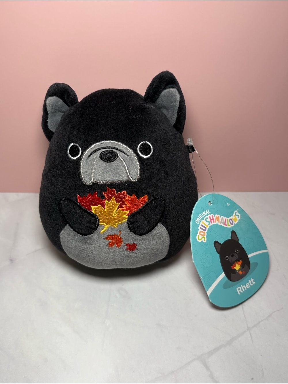 🍁 Squishmallows Rhett Plush with Autumn Leaves